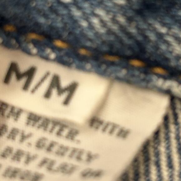 VTG Freego Western Denim Jacket 80s Medium Stud Sequin Embellished Oversized - Picture 12 of 13